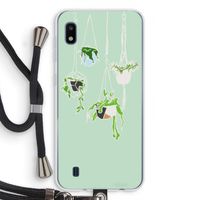 Hang In There: Samsung Galaxy A10 Transparant Hoesje met koord