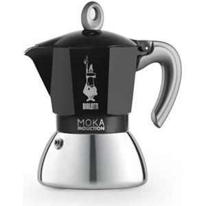 Bialetti Moka Induction Percolator - Zwart - 4 kops