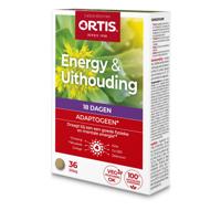 Ortis Energiemetabolisme Energy & Uithouding 36Tabletten