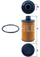 Oliefilter MAHLE, Diameter (mm)66mm, u.a. für Jeep, Lancia, Maserati, Chrysler