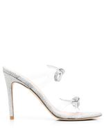 Stuart Weitzman sandales à détail de nœud 115 mm - Argent - thumbnail