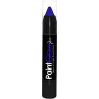 Face paint stick - neon blauw - UV/blacklight - 3,5 gram - schmink/make-up stift/potlood - Schmink