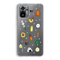 Happy bento friends: Xiaomi Redmi Note 10S Transparant Hoesje
