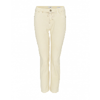 Opus - Geel | Dames | Broek | Geel | 44/28 | regular | Kamst mode