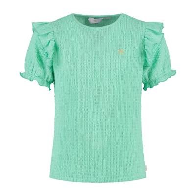 MAYCE zomer top meisjes - mint groen - wrinkel