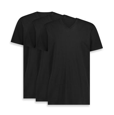 Duke's V Neck Bamboo Black 3 Pack Duke's V Neck Bamboo Black 3 Pack