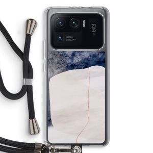 Stone White: Xiaomi Mi 11 Ultra Transparant Hoesje met koord