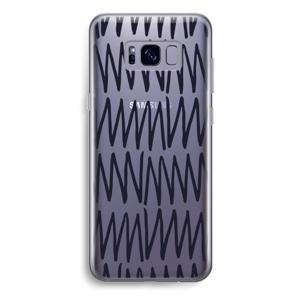 Marrakech Zigzag: Samsung Galaxy S8 Plus Transparant Hoesje