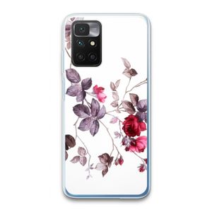Mooie bloemen: Xiaomi Redmi 10 Transparant Hoesje