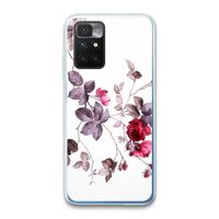 Mooie bloemen: Xiaomi Redmi 10 Transparant Hoesje