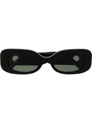 Linda Farrow lunettes de soleil Lola à monture rectangulaire - Noir