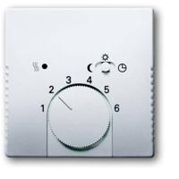 Busch-Jaeger 2CKA001710A3756 Temperatuurregelaar Afdekking Puur RVS RVS 1 stuk(s)