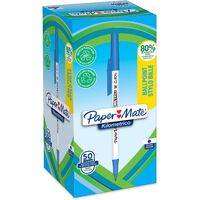 Paper Mate balpen Kilometrico, medium, doos van 50 stuks, blauw