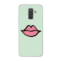 Kusje: Samsung Galaxy A6 Plus (2018) Transparant Hoesje