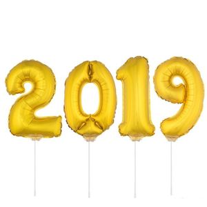 New Year versiering 2019 ballonnen   -