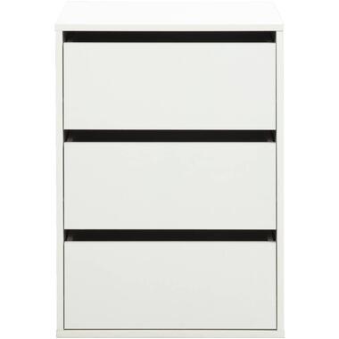 Ladeblok Bergamo - wit - 70,2x51x39,9 cm - Leen Bakker