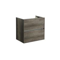 Wastafelonderkast Sanilux Compact Greeploos Soft Close 60x38x56 Century Oak Sanilux