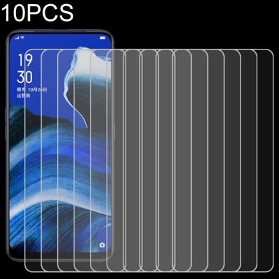 10 stuks voor OPPO Reno2 Z 9H 2.5 D screen gehard glas film