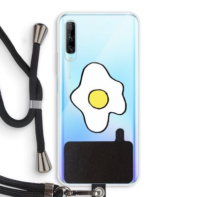 Spiegelei: Huawei P Smart Pro Transparant Hoesje met koord