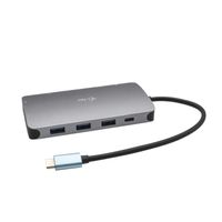 i-tec Metal USB-C Travel Nano Dock HDMI/VGA with LAN + Power Delivery 100 W - thumbnail