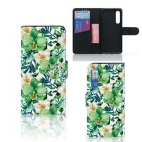 Xiaomi Mi 9 SE Hoesje Orchidee Groen | Portemonnee hoesje