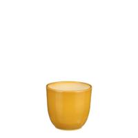 Tusca pot rond oker - h11xd12cm - Mica decorations