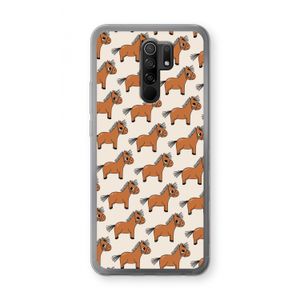 Pony: Xiaomi Redmi 9 Transparant Hoesje