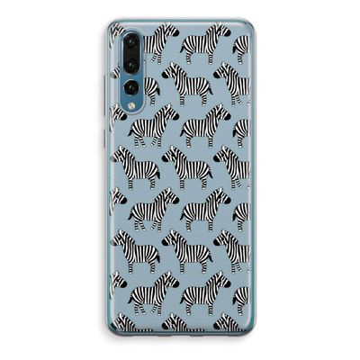 Zebra: Huawei P20 Pro Transparant Hoesje