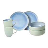 Villeroy & Boch Crafted Ontbijt Serviesset 6-delig - Blueberry