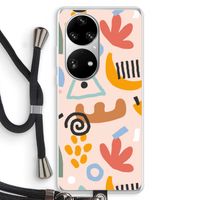 Abstract: Huawei P50 Pro Transparant Hoesje met koord
