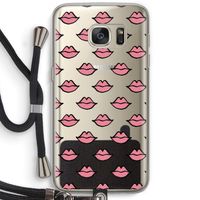 Lipjes: Samsung Galaxy S7 Transparant Hoesje met koord