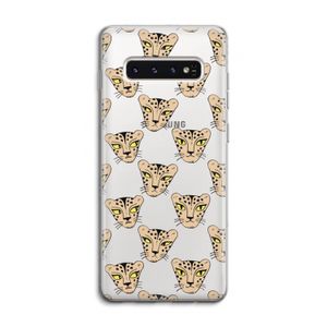 Tijger: Samsung Galaxy S10 4G Transparant Hoesje