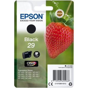 Epson Inkt - T2981 inkt C13T29814012, 'Aardbei', Zwart, XL