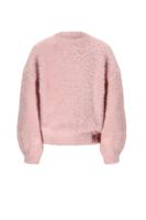 NoNo winter sweater meisjes - roze - Kate - zacht, fluffy, gebreid
