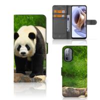 Motorola Moto G31 | G41 | Telefoonhoesje | Met pasjeshouder | Panda
