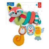 Clementoni baby stoffen kinderwagenspiraal wasbeer
