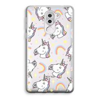 Rainbow Unicorn: Honor 6X Transparant Hoesje