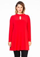 Yoek Tuniek wide bot cut-out | Rood | Maat S