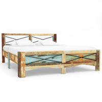 Bedframe massief gerecycled hout 140x200 cm