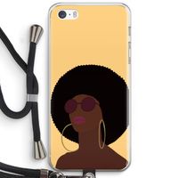 Golden hour: iPhone 5 / 5S / SE Transparant Hoesje met koord