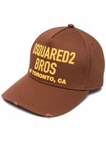 DSQUARED2 casquette à logo imprimé - Marron