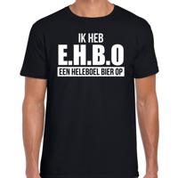 Ik heb EHBO - een heleboel bier op - fun t-shirt - zwart - heren - carnaval - foute party kleding