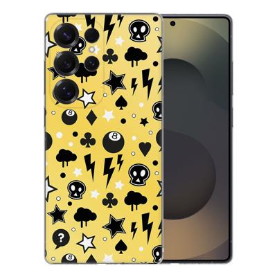 TPU Hoesje Samsung Galaxy S25 Ultra - Punk Yellow Backcover TPU Hoesje Samsung Galaxy S25 Ultra - Punk Yellow Backcover