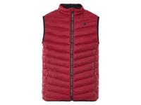 LIVERGY Gewatteerde heren bodywarmer (Rood, S)