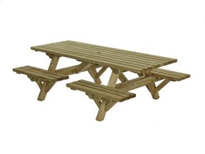 Picknicktafel open instap - Talen buitenmeubelen