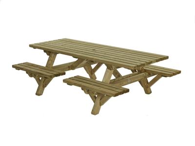 Picknicktafel open instap - Talen buitenmeubelen