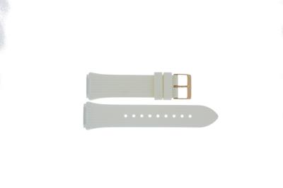 Horlogeband Guess W0030L3 / Athena Rubber Wit 21mm