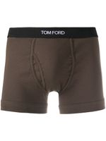 TOM FORD boxer à bande logo - Vert