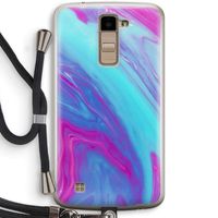 Zweverige regenboog: LG K10 (2016) Transparant Hoesje met koord