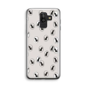 Miauw: Samsung Galaxy J8 (2018) Transparant Hoesje